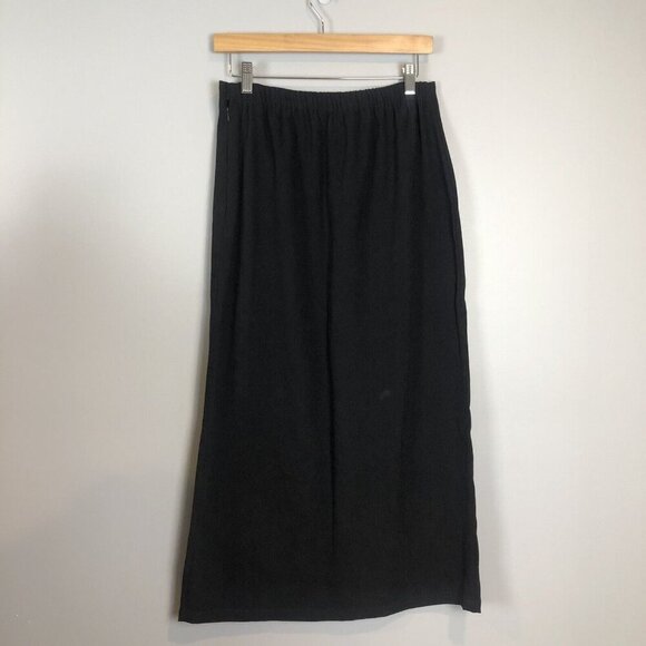 Indigo Moon Womens Size 14 Top and Skirt Outfit Set Black Embroidered Floral NWT - Picture 4 of 12